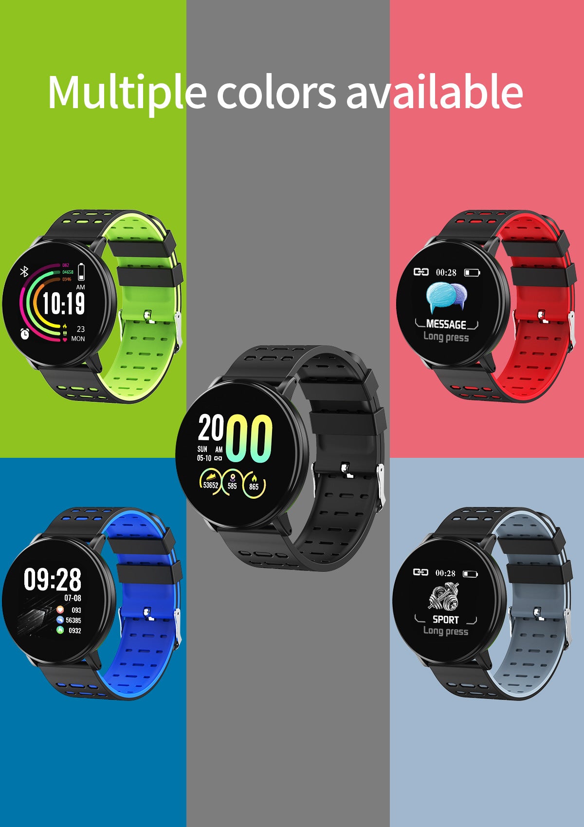 D19119plus Smart Fitness Bracelet