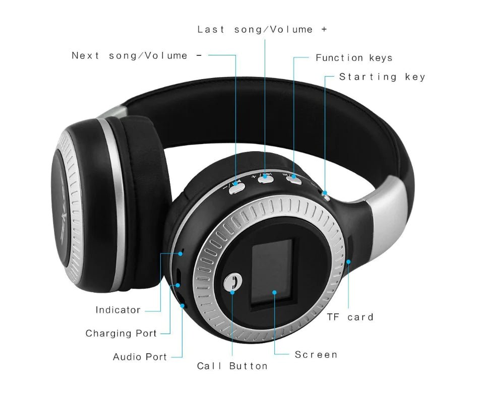 Bluetooth Over - Ear Headphones - Homestore Bargains