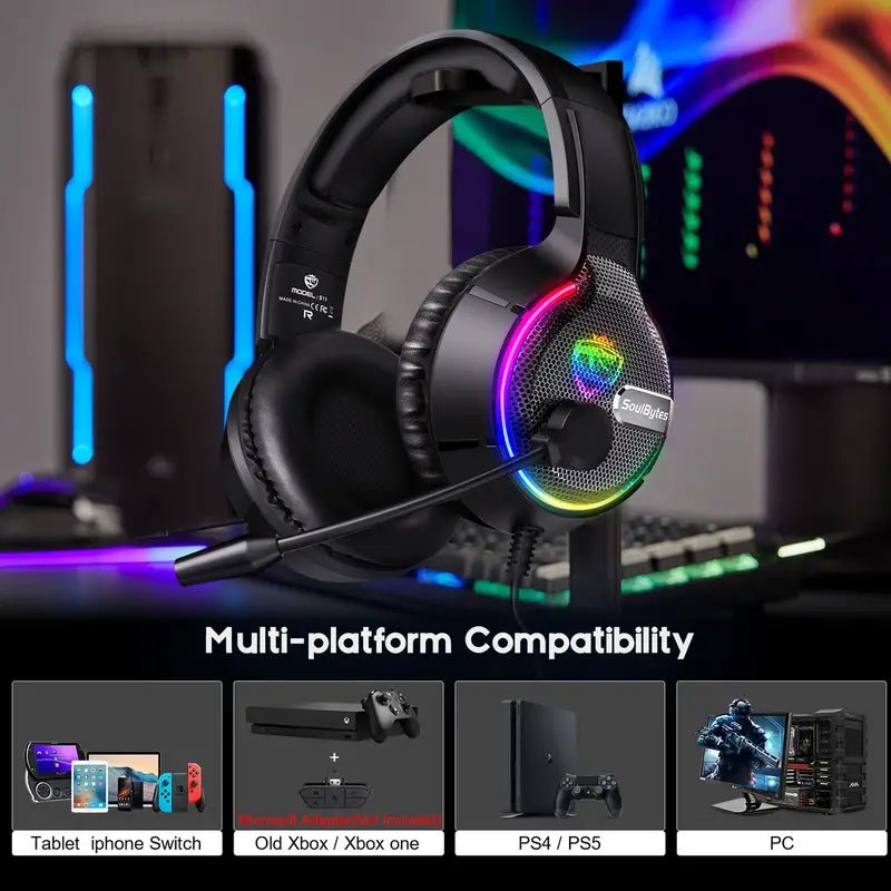S19 Wired RGB E - sports Gaming Headset - Homestore Bargains