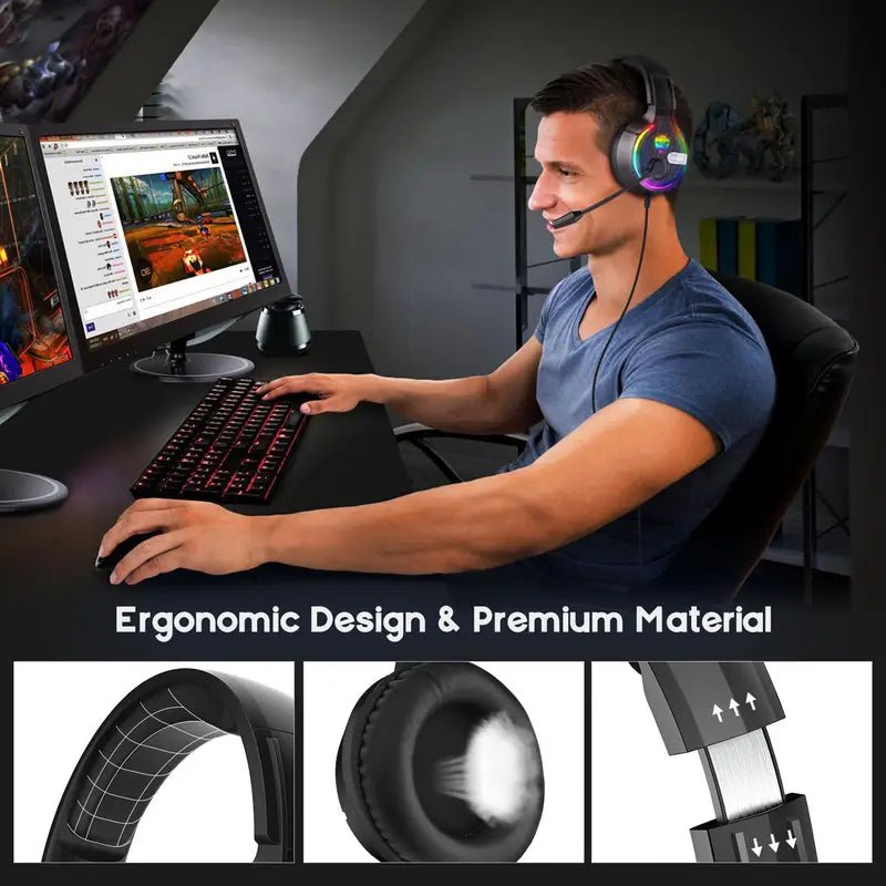 S19 Wired RGB E - sports Gaming Headset - Homestore Bargains