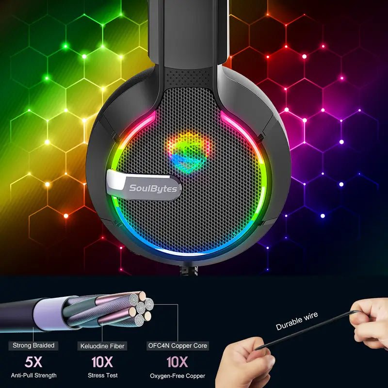 S19 Wired RGB E - sports Gaming Headset - Homestore Bargains