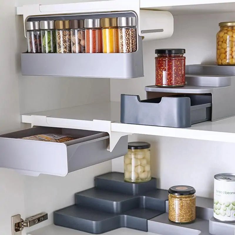 Wall-Mounted Spice Organizer - Homestore Bargains