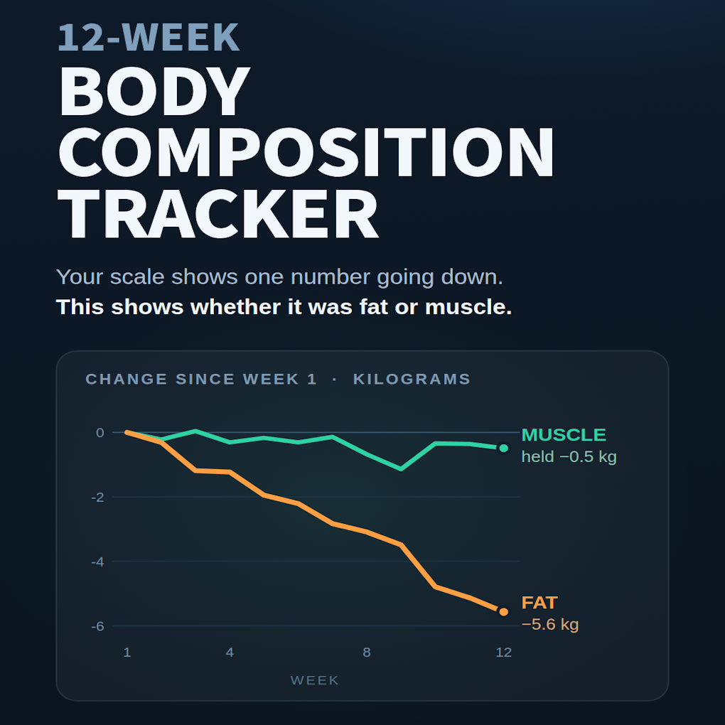52-Week Body Composition Tracker