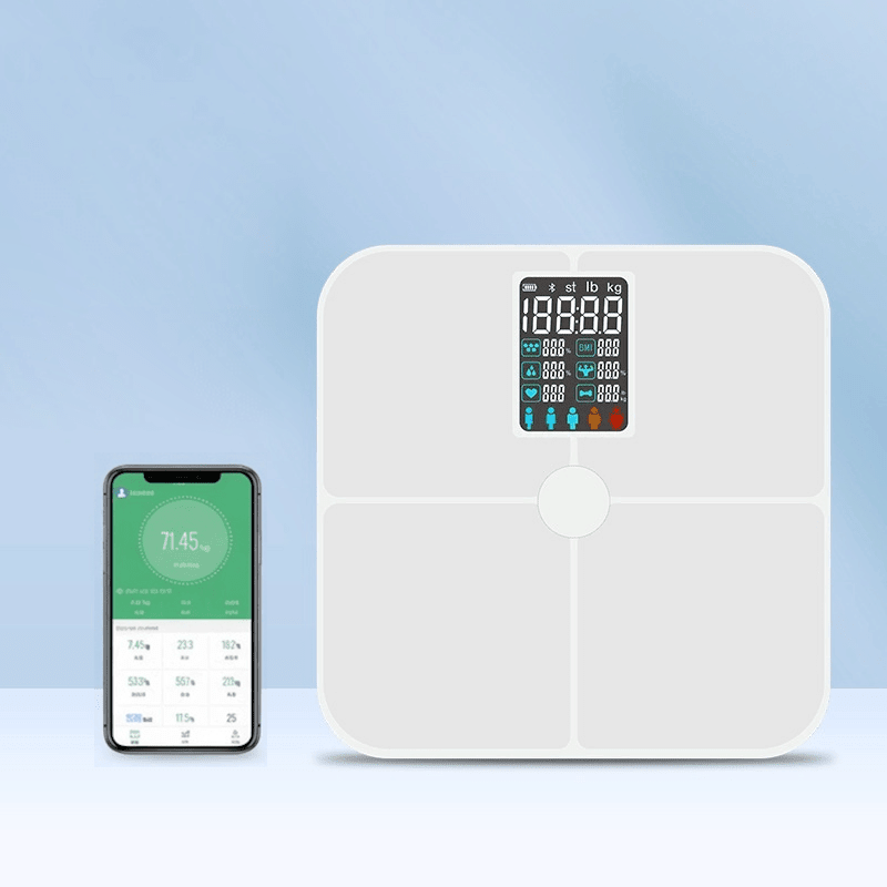Intelligent Heart Rate Body Fat Scale with 52-Week Tracker & Guide - Homestore Bargains