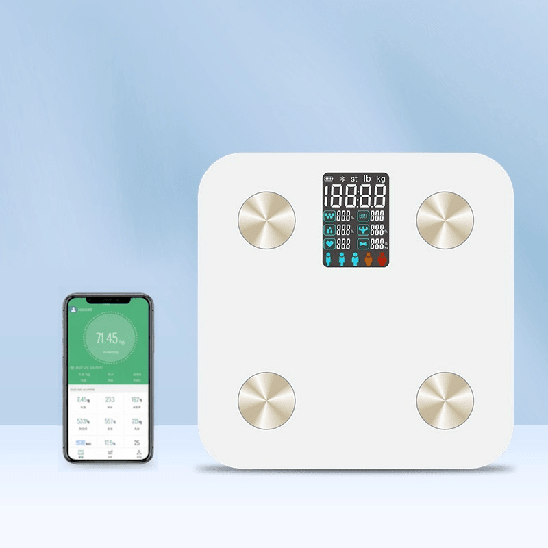 Intelligent Heart Rate Body Fat Scale with 52-Week Tracker & Guide - Homestore Bargains