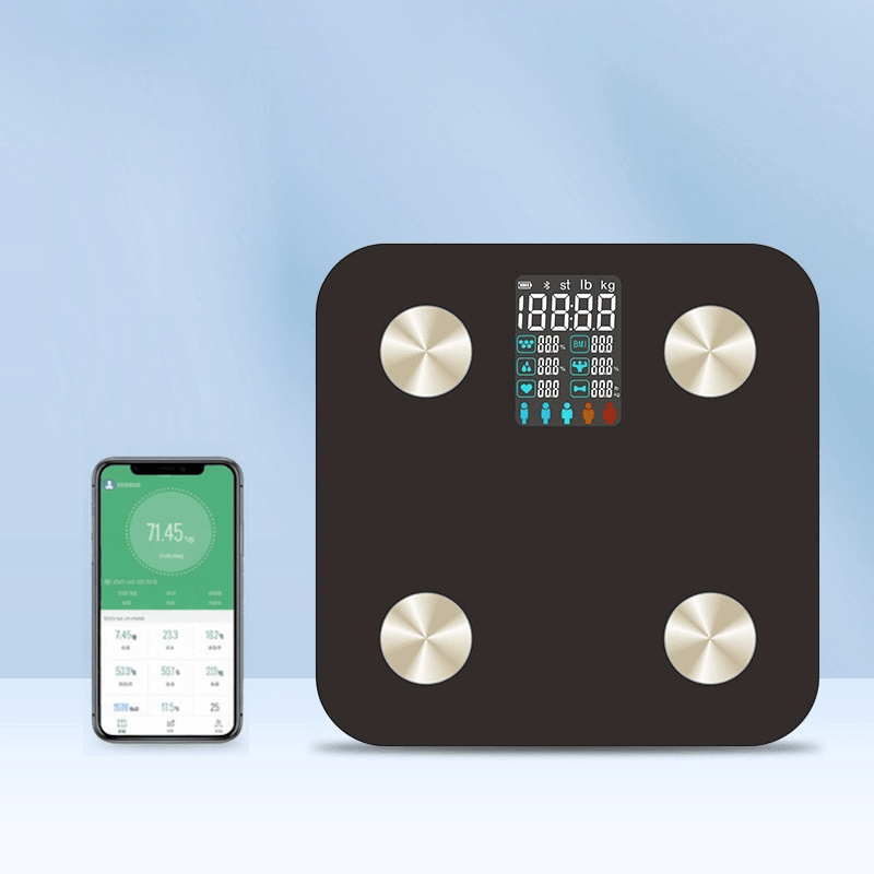 Intelligent Heart Rate Body Fat Scale with 52-Week Tracker & Guide - Homestore Bargains