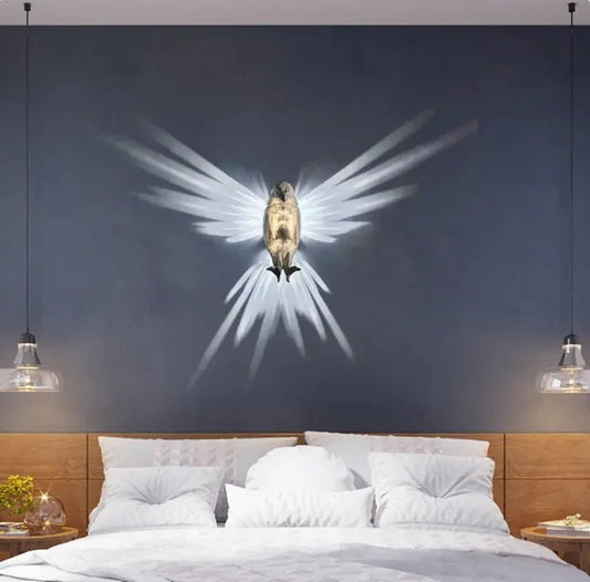 Owl & Eagle Glow Wall Light - Homestore Bargains