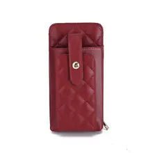Sheepskin Leather Crossbody Phone Bag - Homestore Bargains