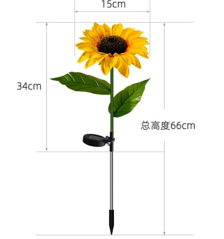 Solar Sunflower Lights - Homestore Bargains