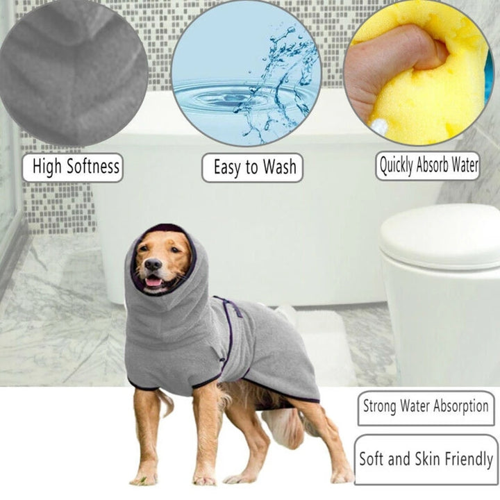 Dog Microfiber Bathrobe