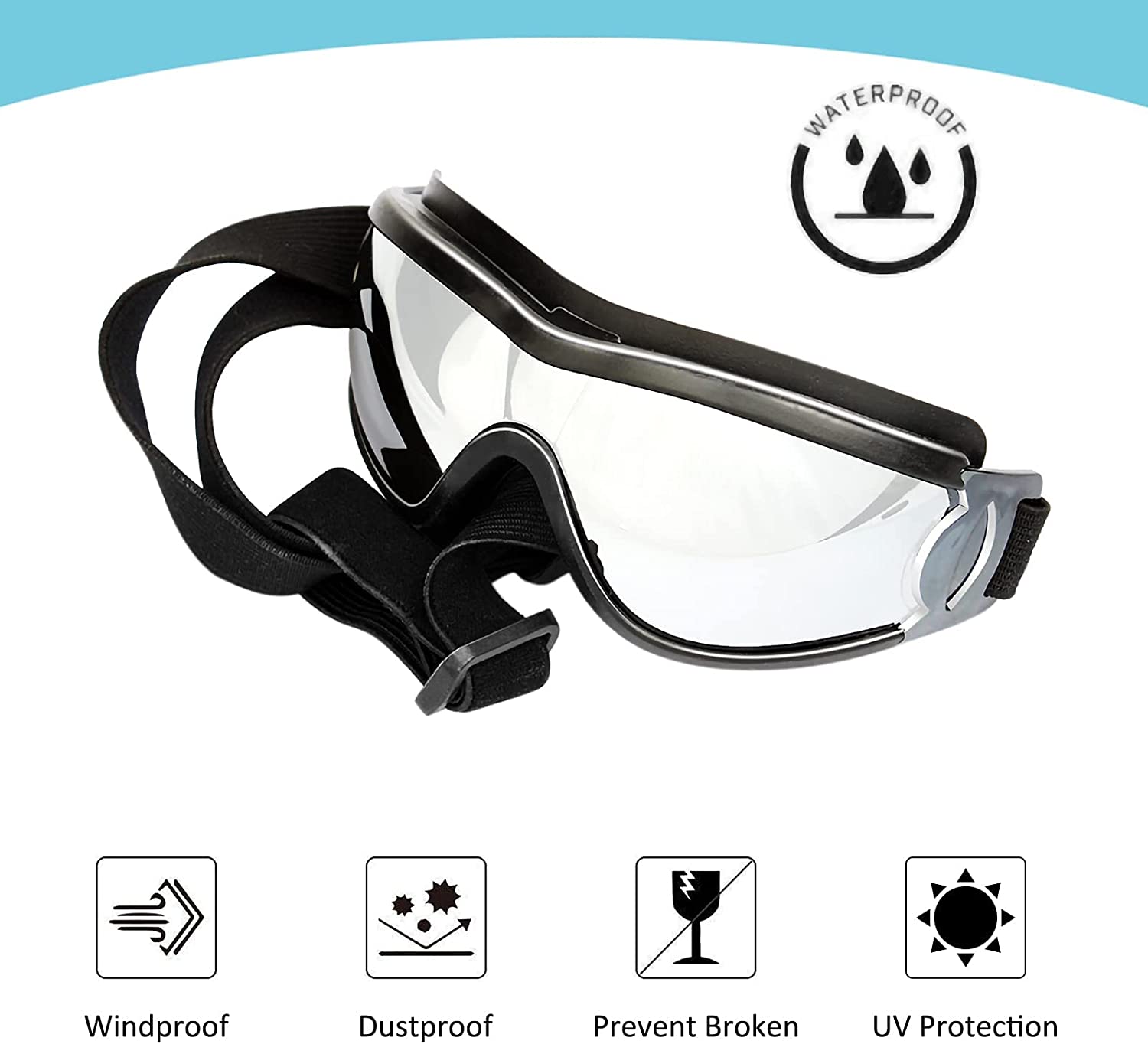 Adjustable Strap Dog Goggles - Homestore Bargains