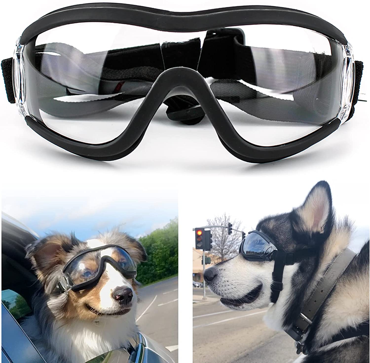 Adjustable Strap Dog Goggles - Homestore Bargains
