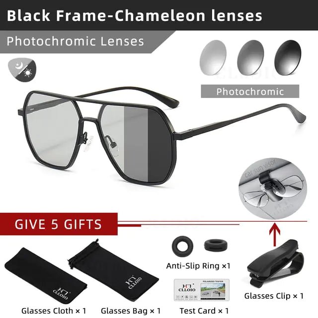 CLLOIO Aluminum Photochromic Sunglasses - Discover Top Deals At Homestore Bargains!