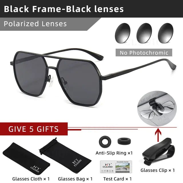 CLLOIO Aluminum Photochromic Sunglasses - Discover Top Deals At Homestore Bargains!