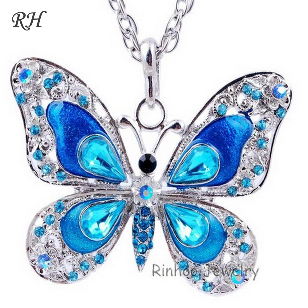 Colorful Butterfly Necklace - Homestore Bargains