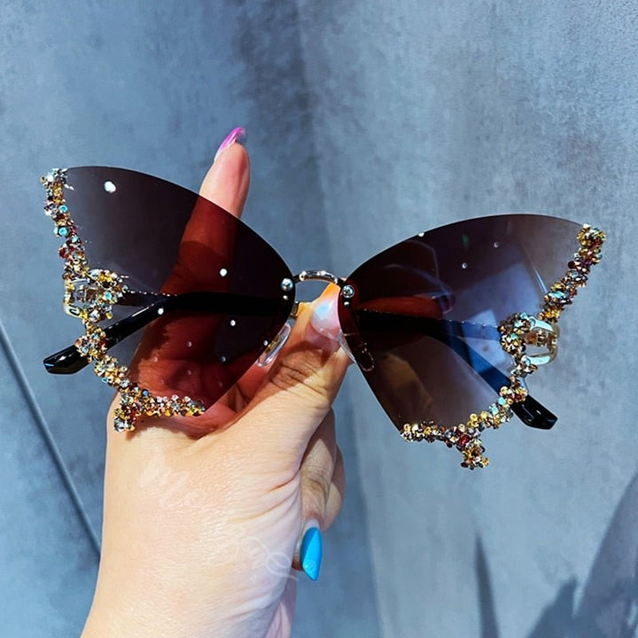 Diamond Butterfly Sunglasses - Homestore Bargains