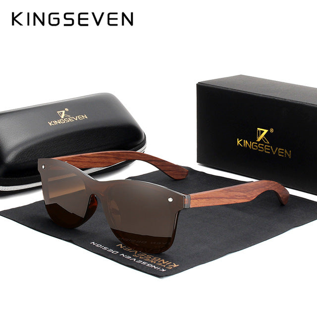 KINGSEVEN Wooden Sunglasses