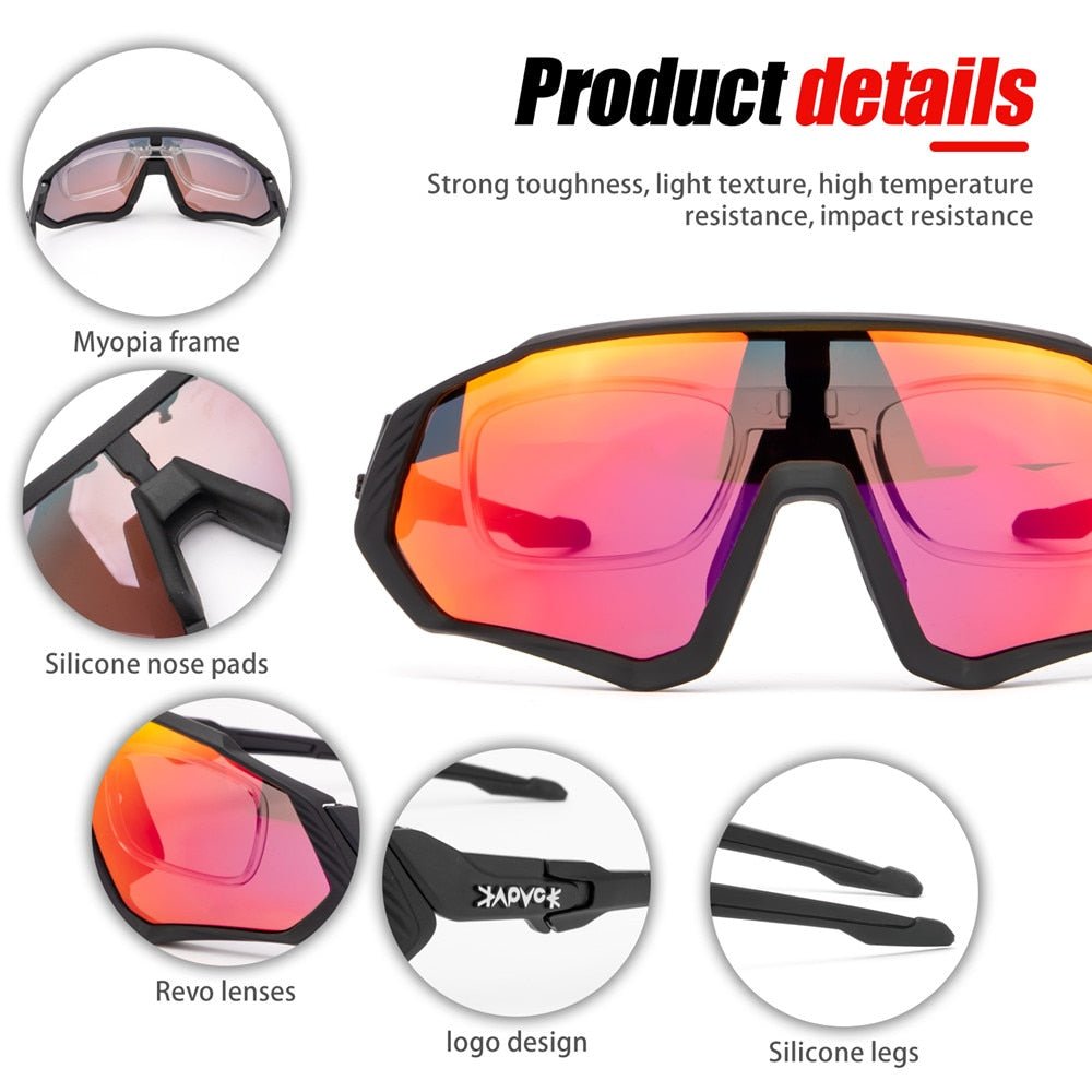 Kapvoe Cycling Sunglasses - Homestore Bargains