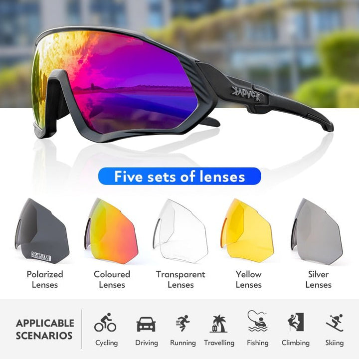 Kapvoe Cycling Sunglasses - Homestore Bargains