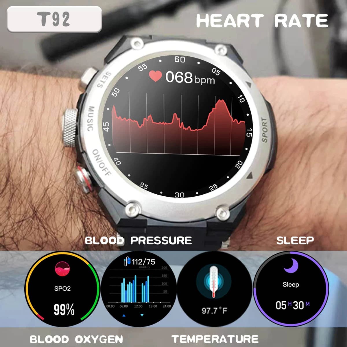 Oryon™ - Sports Smartwatch - Homestore Bargains