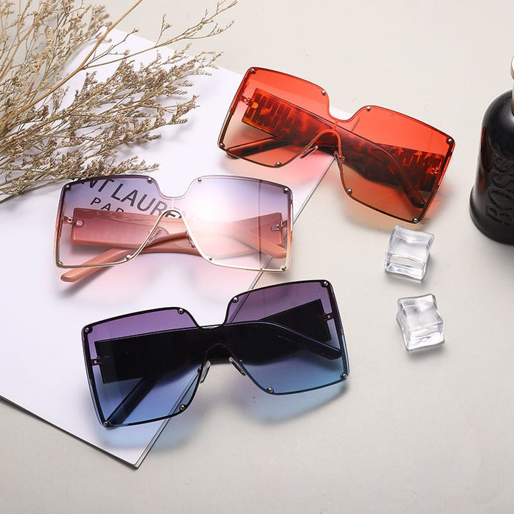Oversized Rimless Sunglasses - Homestore Bargains
