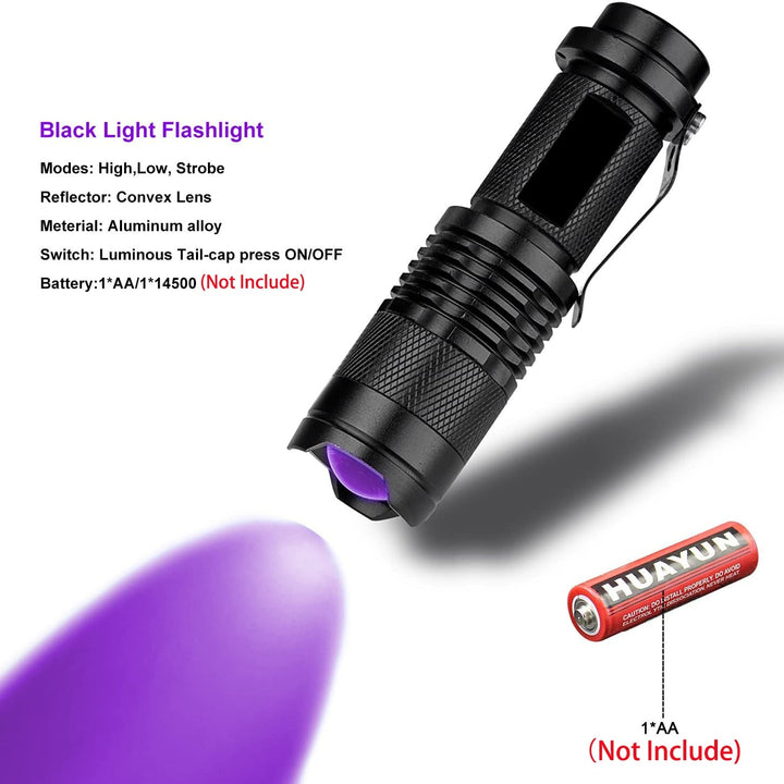 UV LED Flashlight - Homestore Bargains