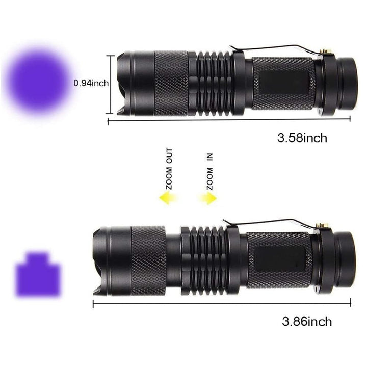UV LED Flashlight - Homestore Bargains