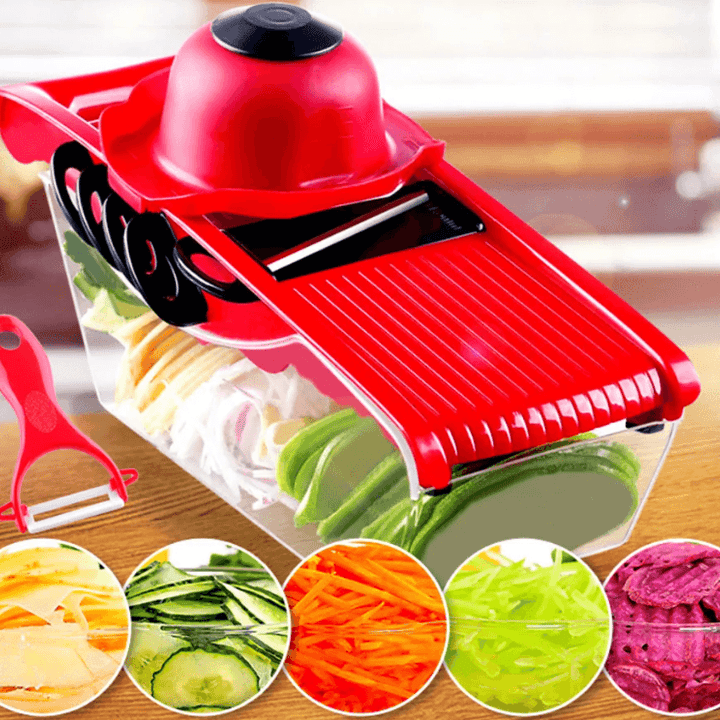 Vegetable Slicer With 6 Blades - Homestore Bargains